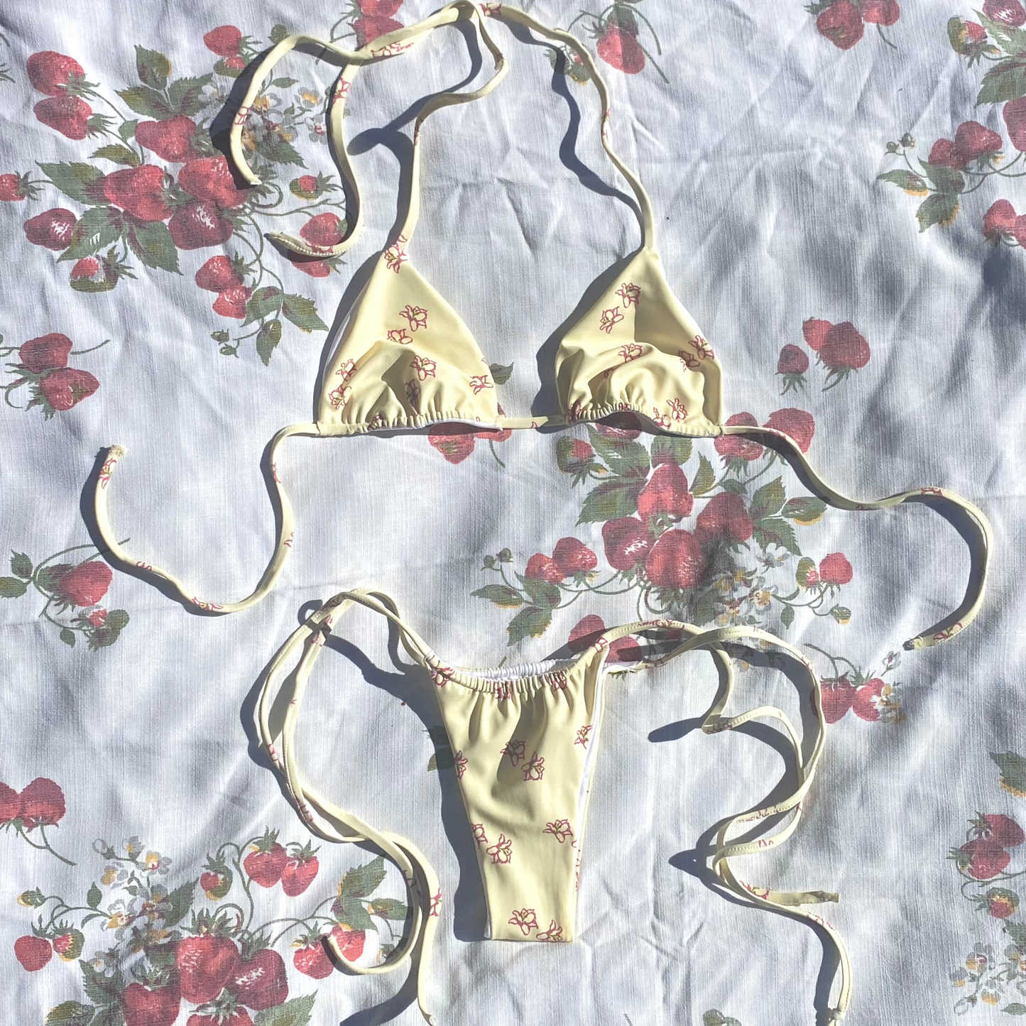 Butter Cream Bikini Set